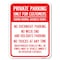 Signmission Only for Customers During Normal Business Hours No Overnight Parking No Trucks at Any, A-1824-23519 A-1824-23519 - alternate 1